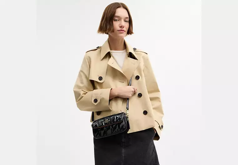 Alternative view of Túi Coach Hailey Flap Bag With Quilting 'Black' CCE12-IMBLK