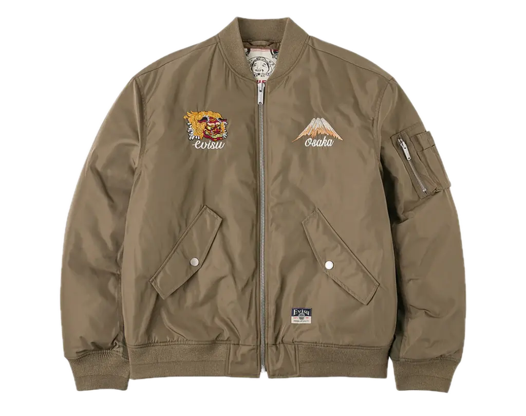 Áo Evisu Bomber 'Brown' 2EAHTM5JK1029RXYQ