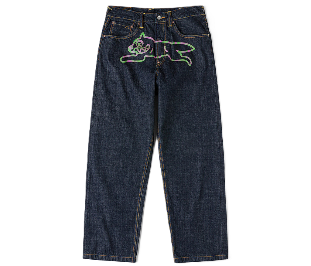 Quần Evisu x Icecream Daicock Jeans ‘Indigo’ 2EAICM5JE7033LFDN