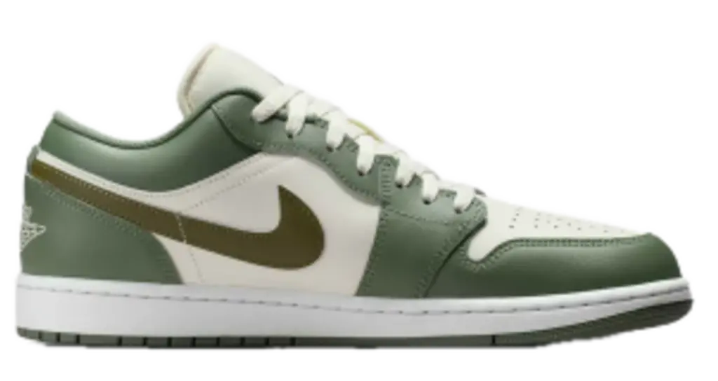Giày Nike Air Jordan 1 Low 'Medium Olive' 553558-300