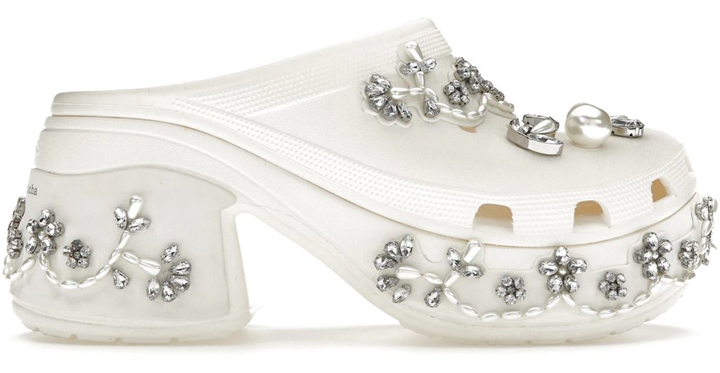 Dép Crocs Siren Clog 'Simone Rocha Chalk' 210142-0WV