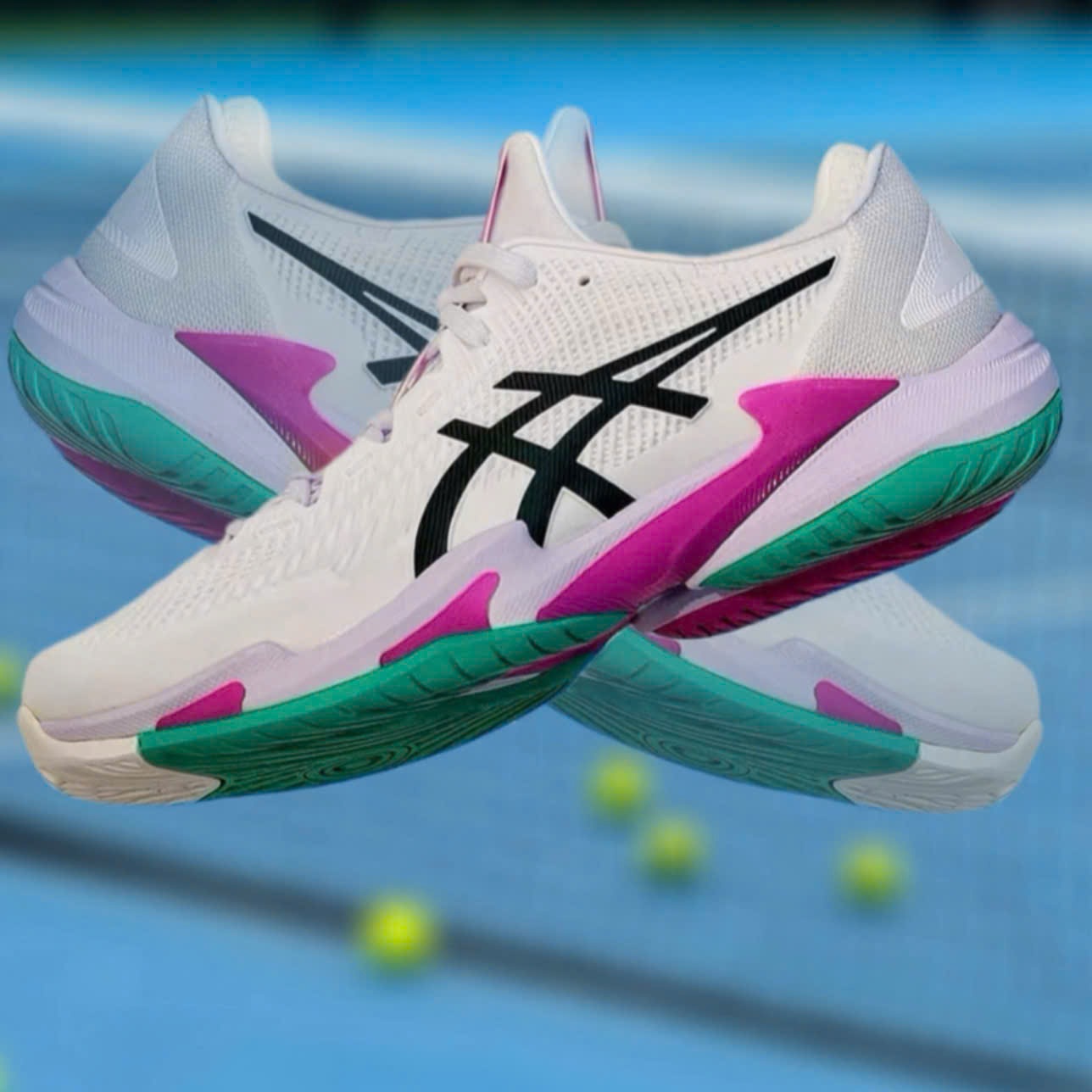 Alternative view of Giày Asics Court FF 3 'White Sakura' 1041A370-106