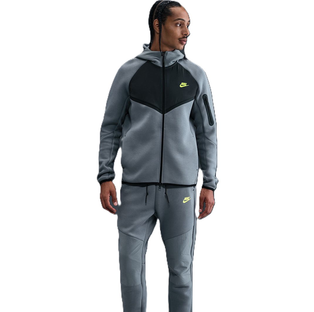Alternative view of Áo Nike Tech Fleece Windrunner Jacket 'Cool Grey' IH4302-065
