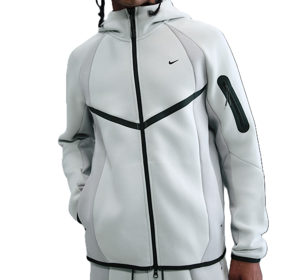 Áo Nike Tech Fleece Windrunner Jacket 'Light Silver' IF1325-034