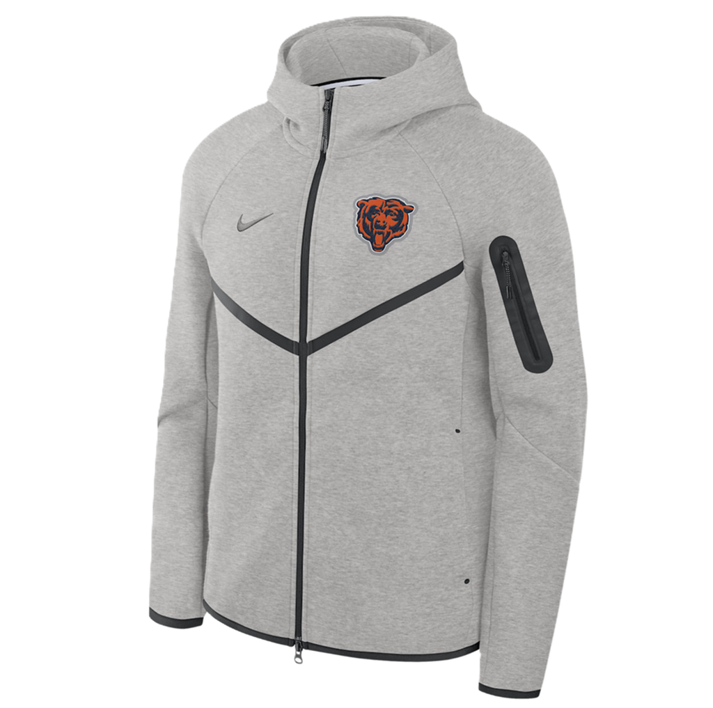Áo Nike Chicago Bears Tech Fleece Windrunner Jacket 'Dark Grey' 05L4086N7Q-J35