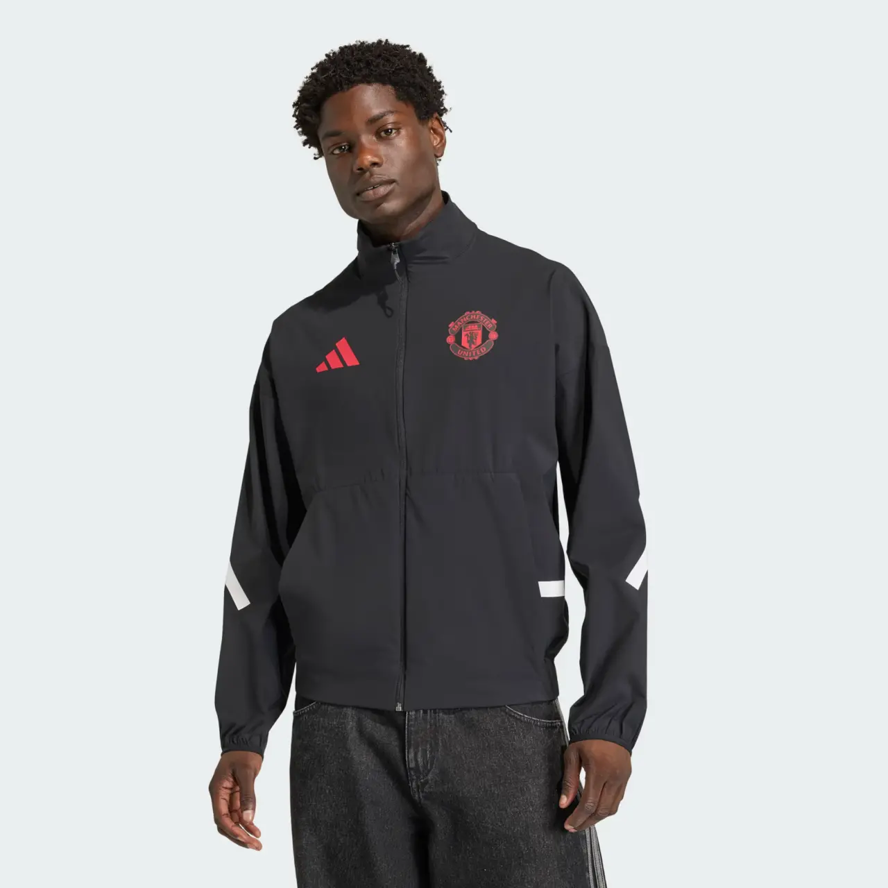 Alternative view of Áo Adidas Manchester United 'Black' JM5559