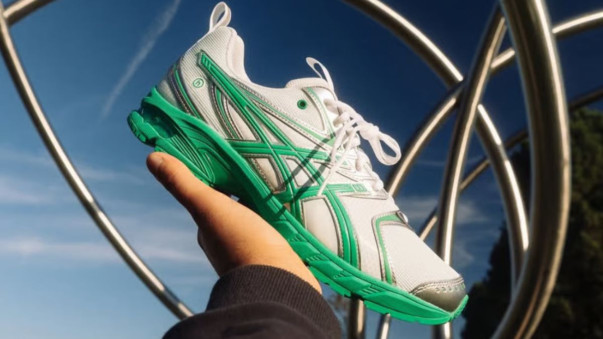 Giay Hidden NY x Asics Gel-DS Trainer 14 “Dawn” voi phoi mau anh kim va xanh bac ha