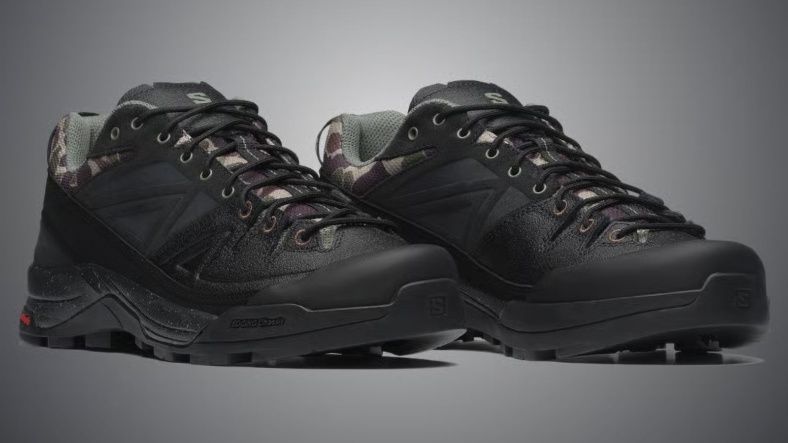 Hinh anh 5: Doi giay Carhartt WIP x Salomon X-ALP voi hoa tiet camo va chat lieu da lon
