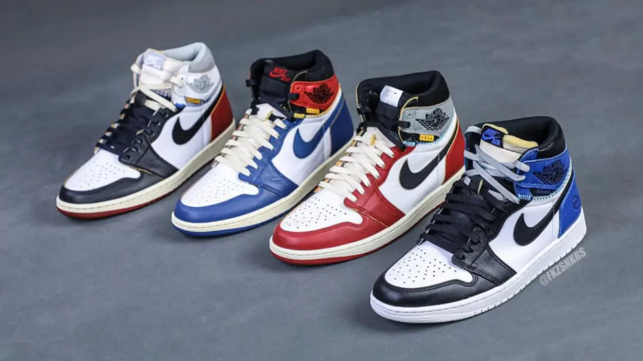 Hinh anh 1: Hinh anh bo suu tap giay fragment x Union x Air Jordan 1
