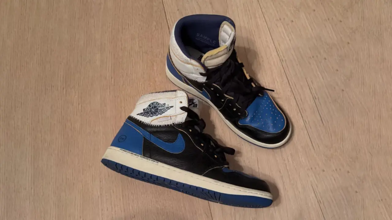 Hinh anh 4: Hinh anh bo suu tap giay fragment x Union x Air Jordan 1