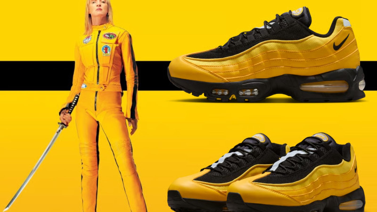 Hinh anh 9: Giay sneaker vang-den lay cam hung tu Kill Bill va Bruce Lee