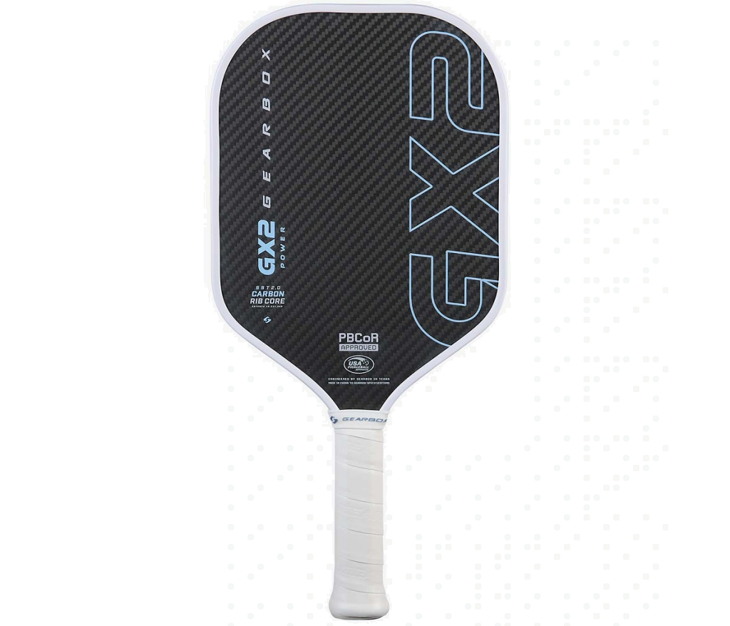Vợt Pickleball Gearbox GX2 Power Hybrid Limited Edition 'White'