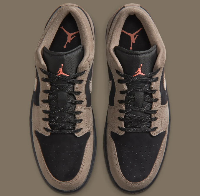 Alternative view of Giày Nike Air Jordan 1 Low SE 'Olive Grey' IB7109-005