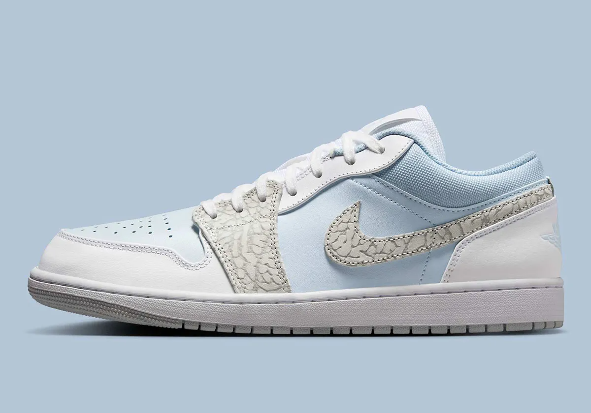 Alternative view of Giày Nike Air Jordan 1 Low SE 'Blue Tint' IB7692-400