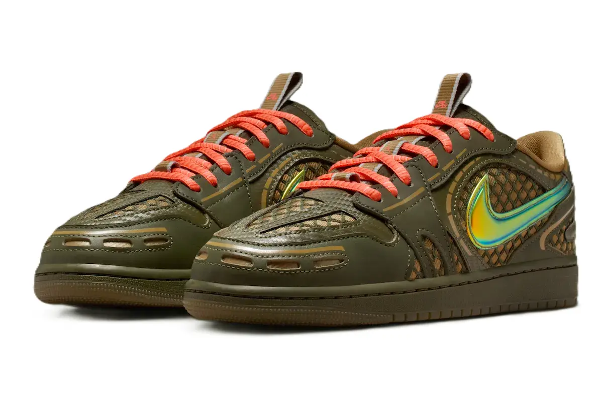 Alternative view of Giày Nike Air Jordan 1 Low 'Brown Kelp' HQ2186-300