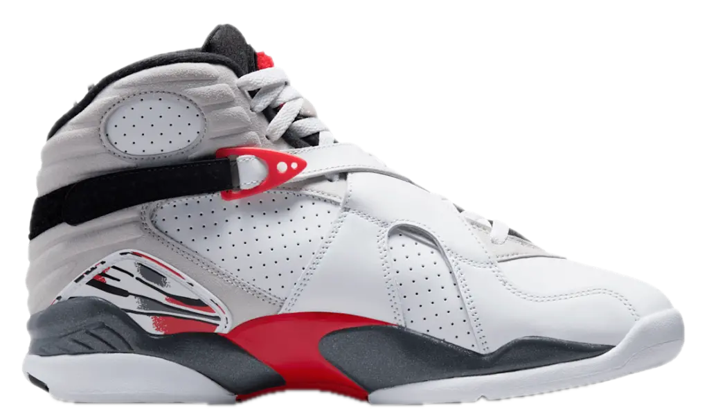 Giày Nike Air Jordan 8 Retro 'White True Red' 305381-100