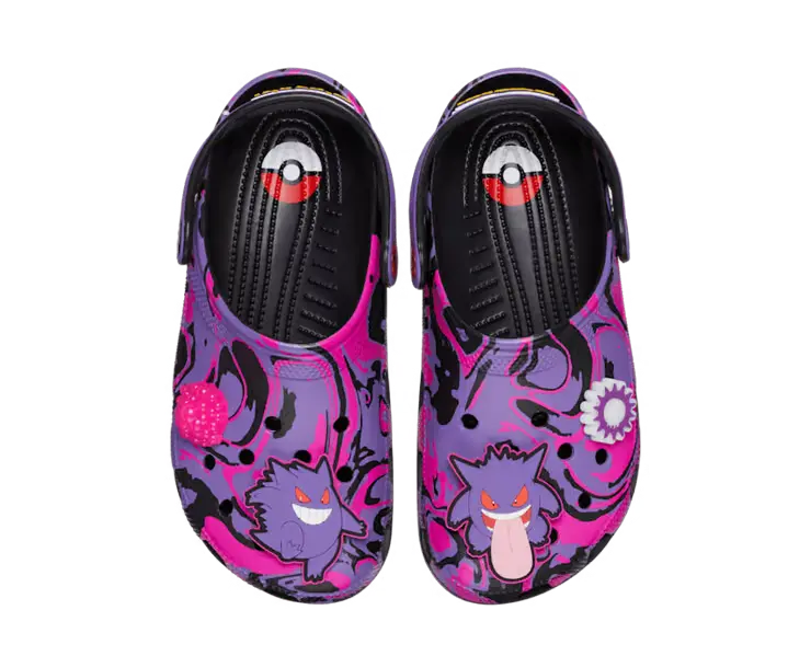 Alternative view of Dép Crocs Classic Clog 'Pokémon Gengar' 210244-001