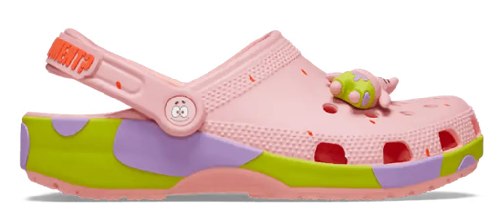 Dép Crocs Classic Clog Spongebob Patrick Melon 'Pink' 209479-737