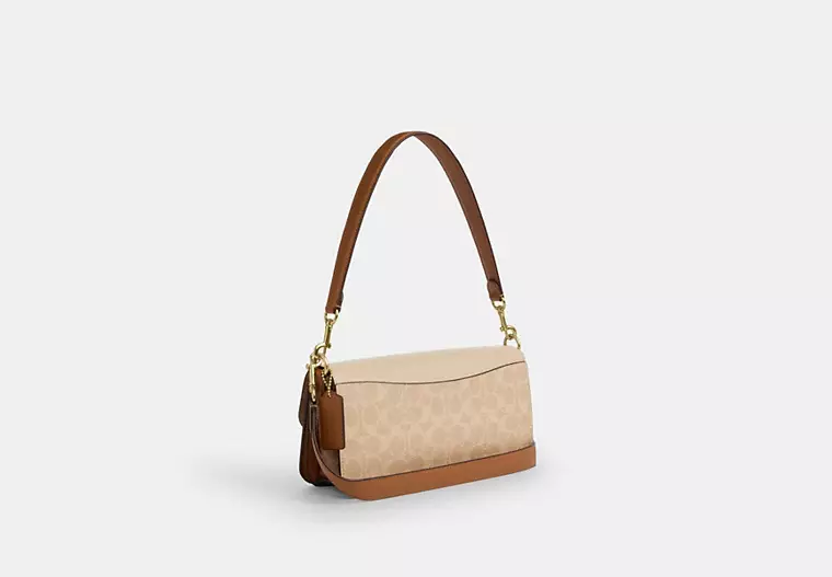 Alternative view of Túi Coach Morgan Shoulder Bag In Blocked 'Tan' CBT16-IMXI9