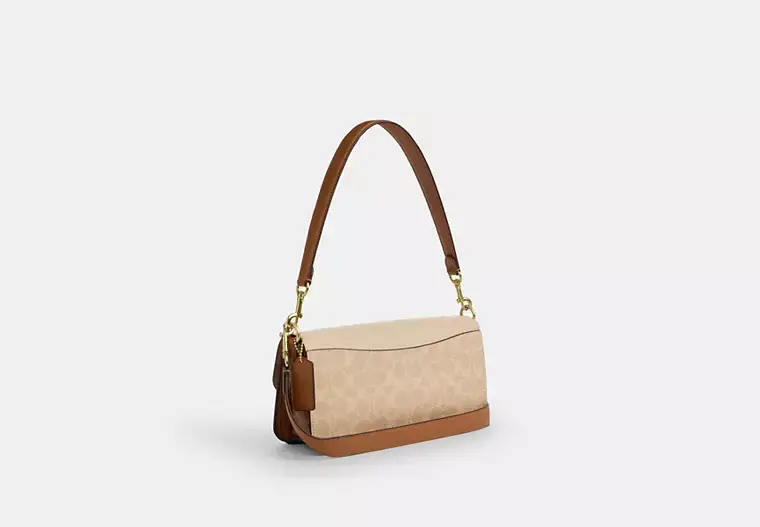 Alternative view of Túi Coach Morgan Shoulder Bag In Blocked 'Tan' CBT16-IMXI9