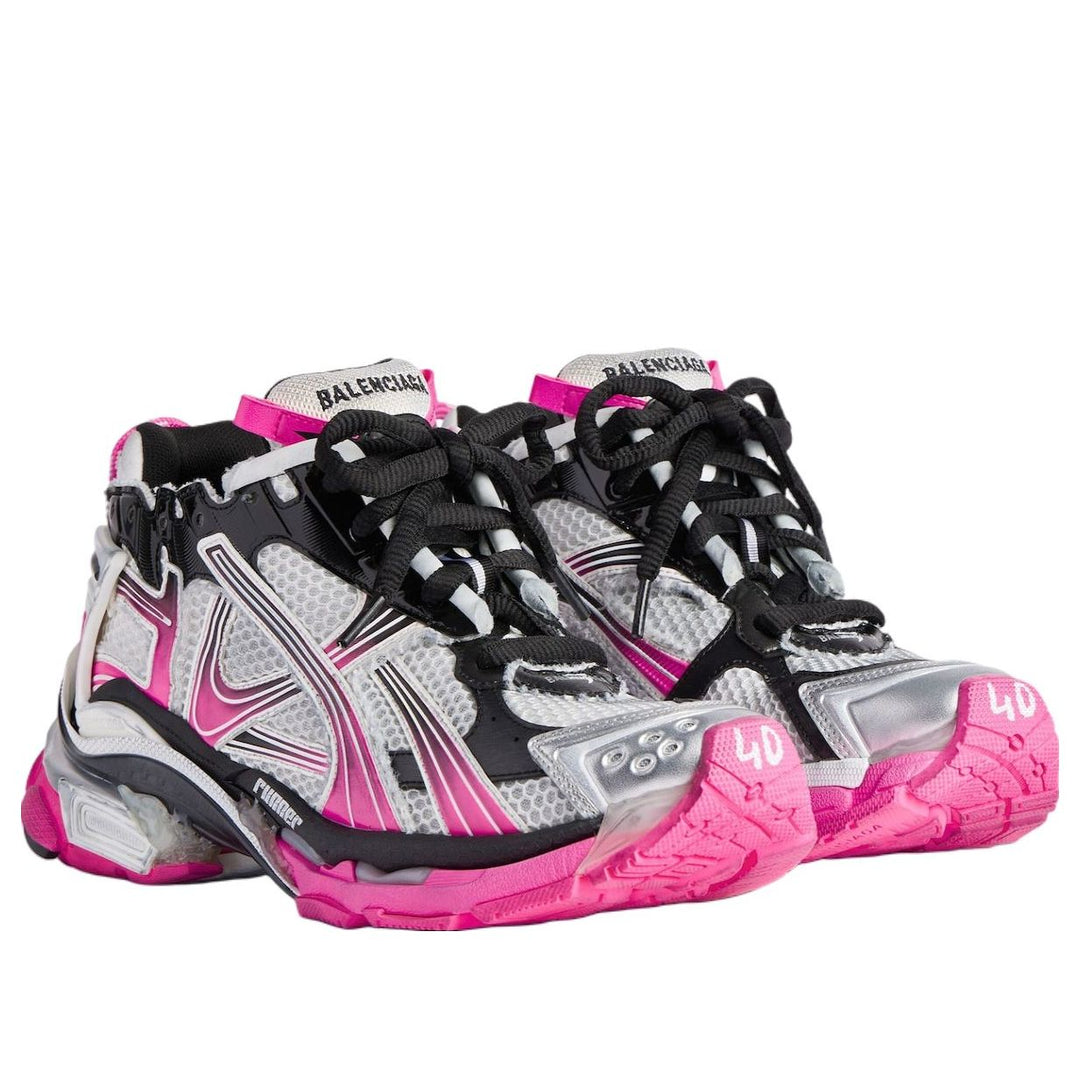 Alternative view of Giày Balenciaga Runner 'White Pink Black' 772767WRUNG9155