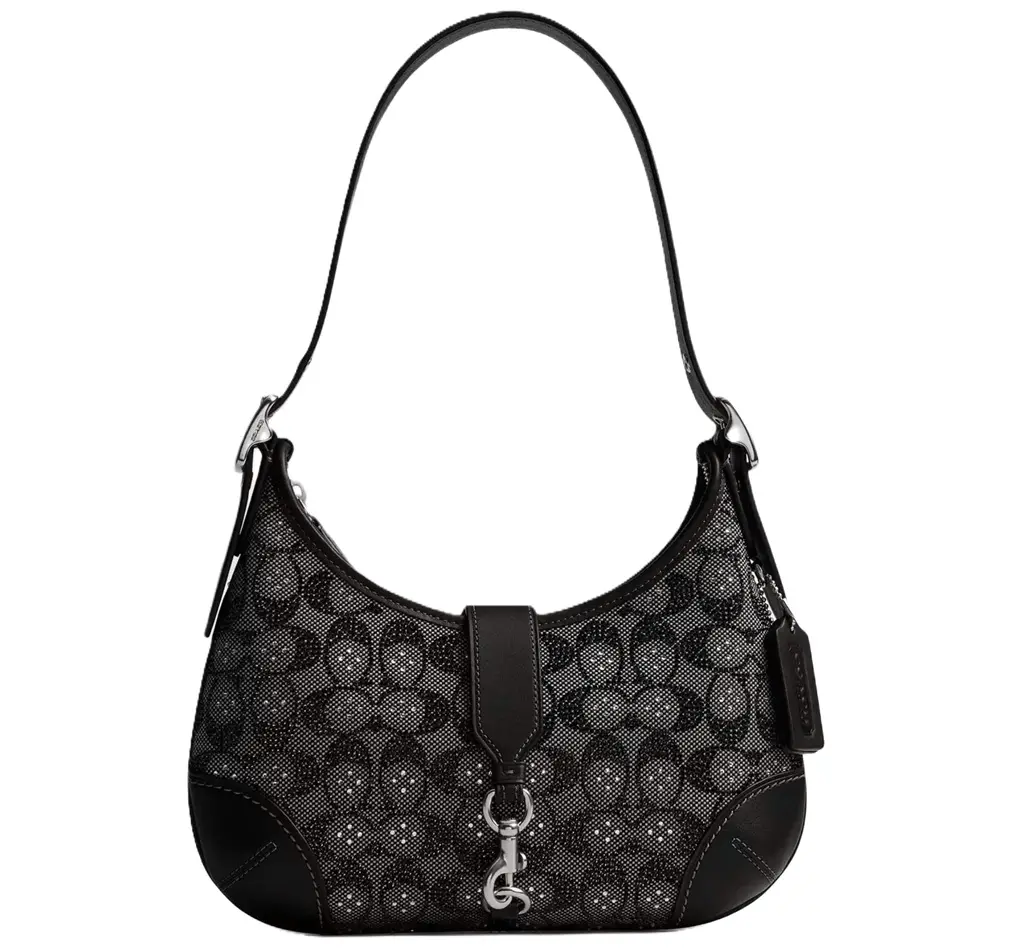 Túi Coach Hamptons Hobo Bag 'Black' CW654-LHBLK