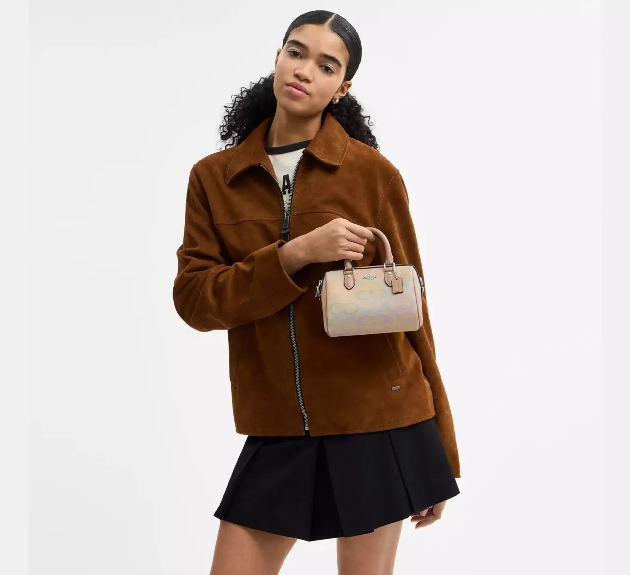 Alternative view of Túi Coach Mini Rowan Crossbody Bag ‘Rainbow’ CDC39-SVSAS