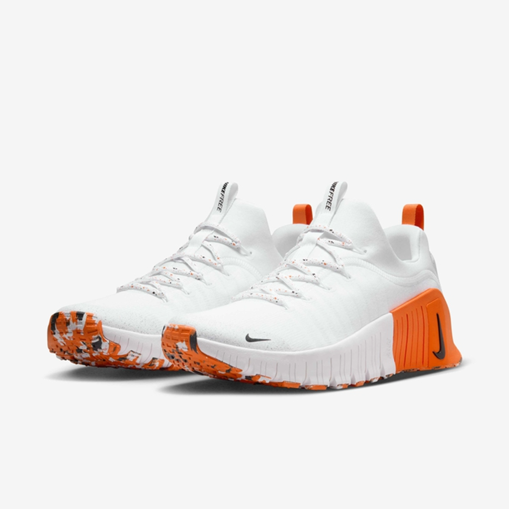 Alternative view of Giày Nike Free Metcon 6 'White Safety Orange Black' FJ7127-106