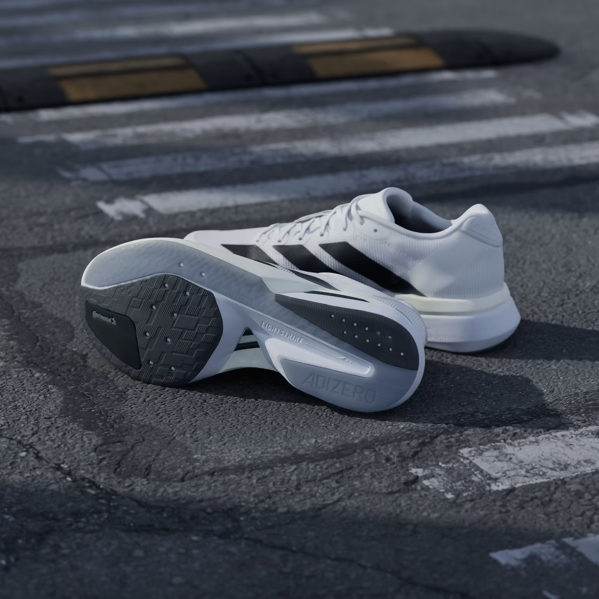 Alternative view of Giày Adidas Adizero Boston 13 'White' JS4939