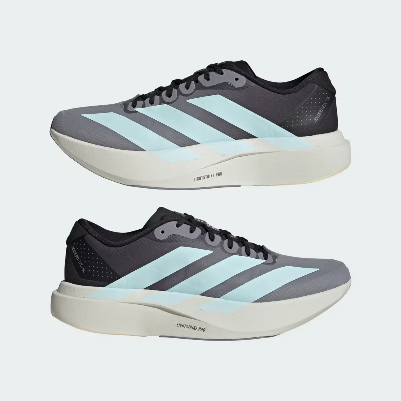 Alternative view of Giày Adidas Adizero EVO SL 'Grey Three' KJ1997