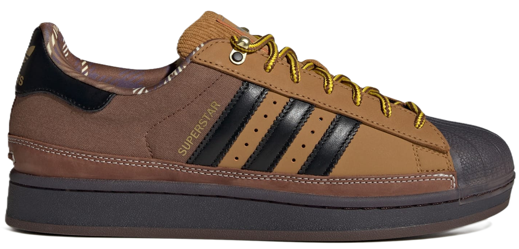 Giày Adidas Superstar II 'Preloved Brown' JR6990