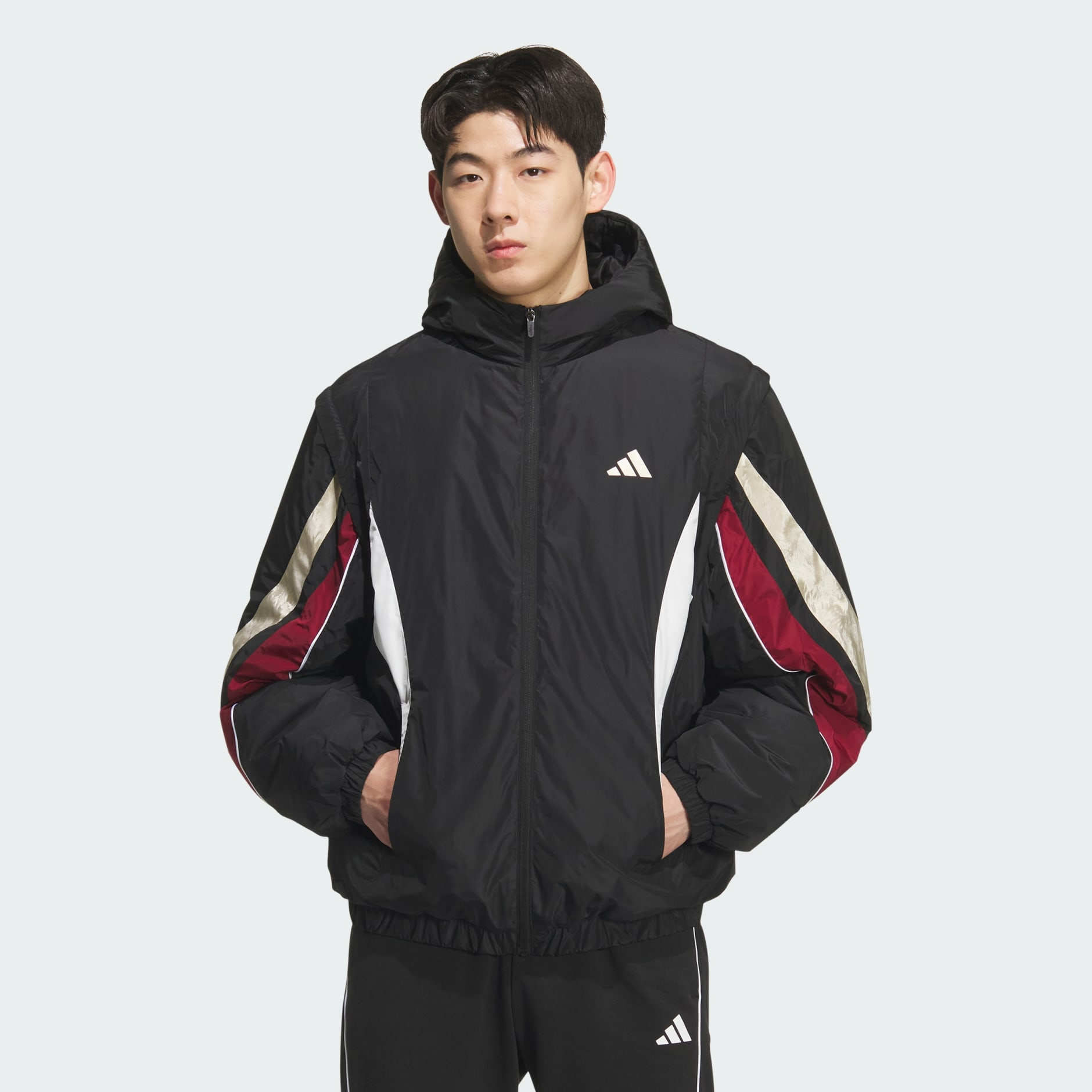 Alternative view of Áo Adidas Basketball Lny Jacket 'Black' KS3171