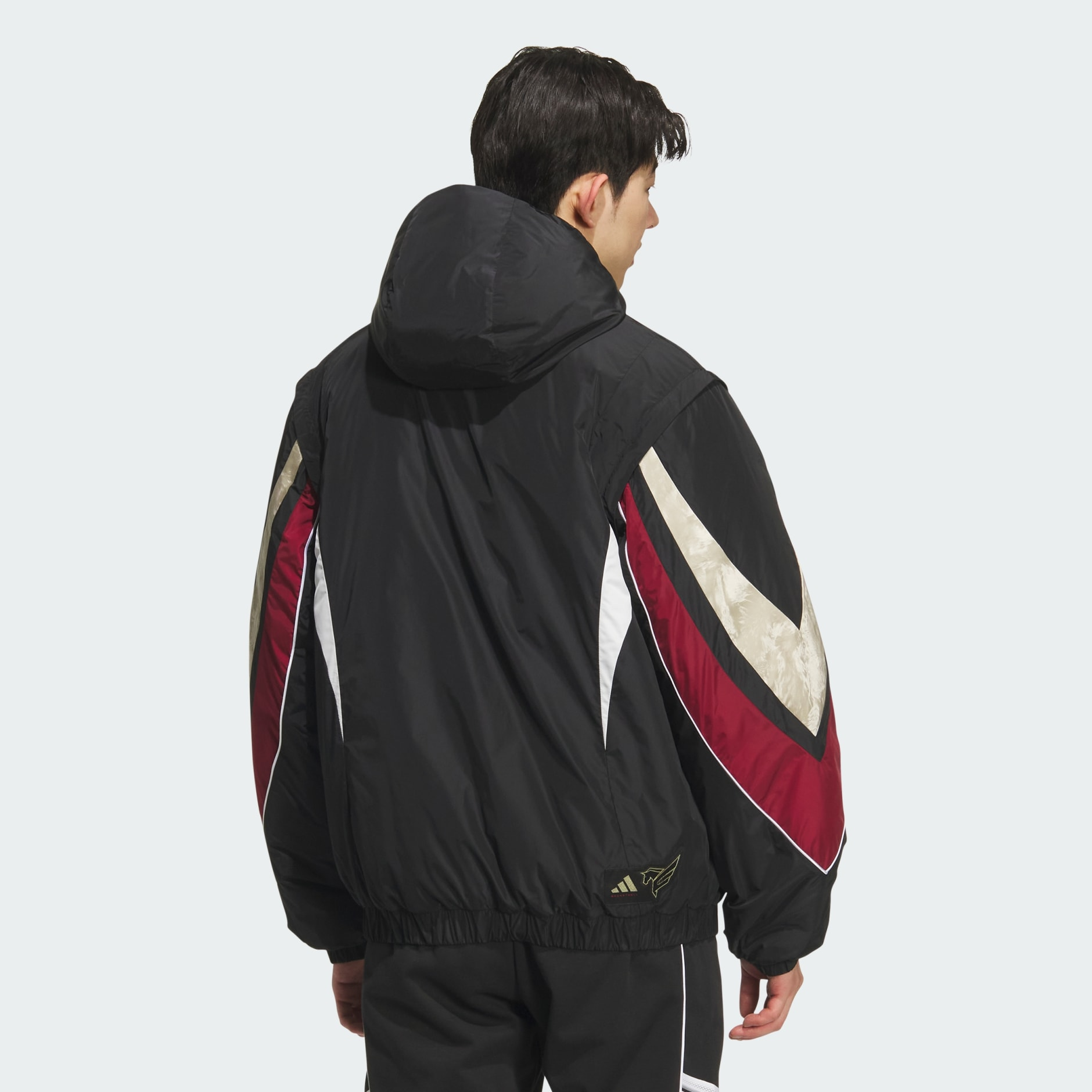 Áo Adidas Basketball Lny Jacket 'Black' KS3171 - Ảnh 3