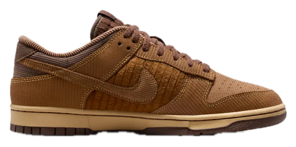 Giày Nike Corduroy Dunk Low 'Light British Tan' IB7746-200