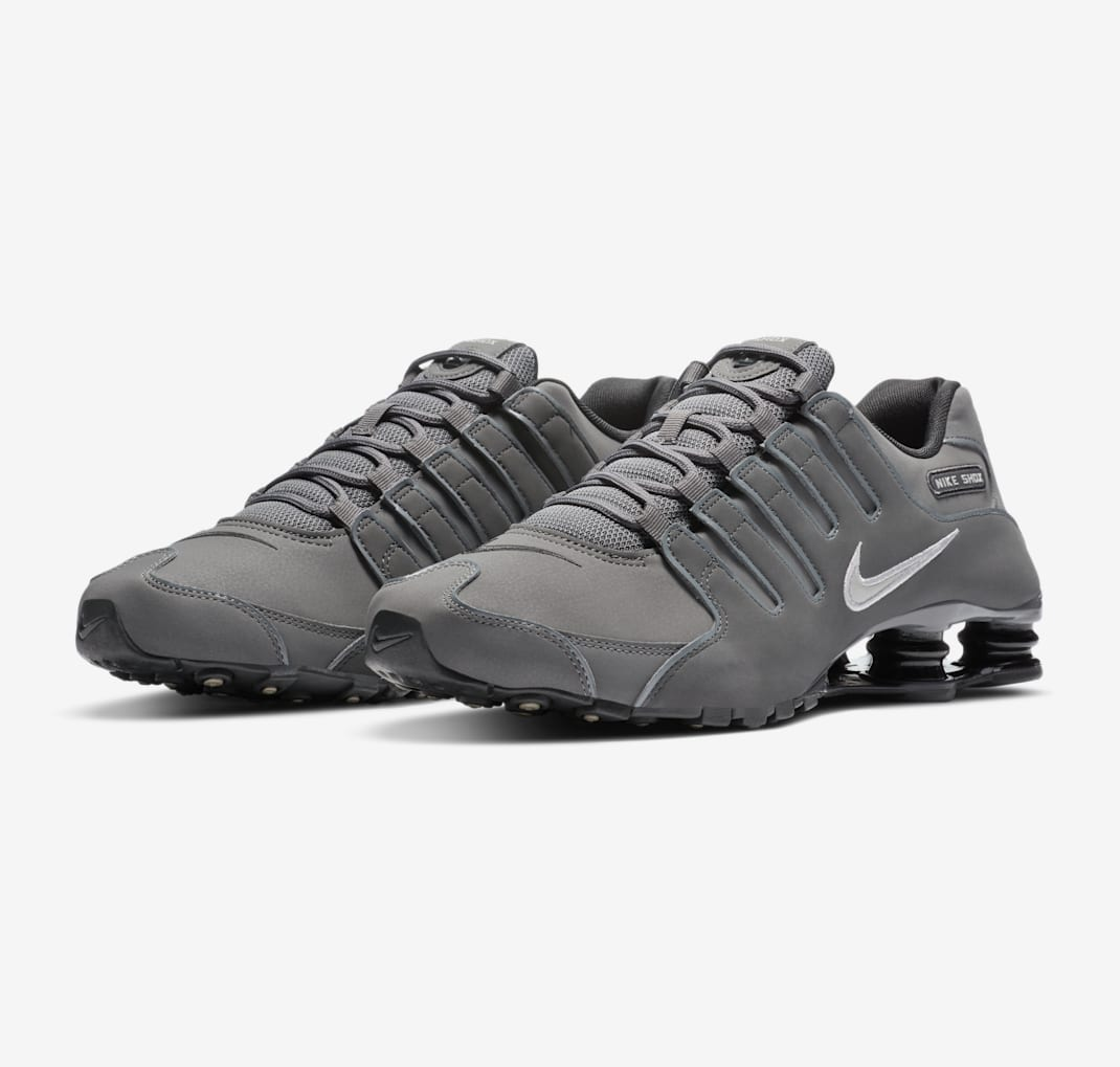 Alternative view of Giày Nike Shox NZ 'Dark Grey' 378341-059