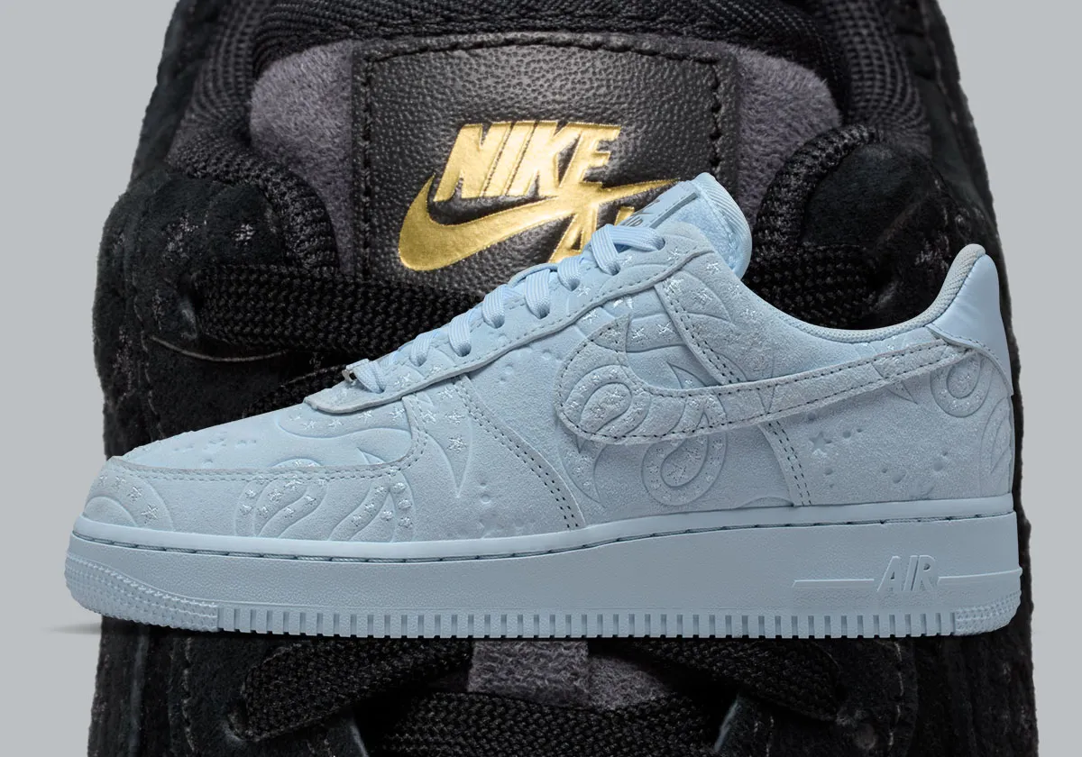 Hinh anh 2: Hinh anh Nike Air Force 1 Low ‘Paisley’ voi hoa tiet Paisley