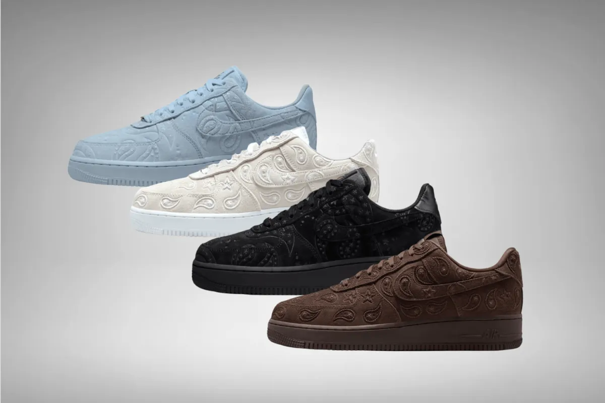 Hinh anh 1: Hinh anh Nike Air Force 1 Low ‘Paisley’ voi hoa tiet Paisley