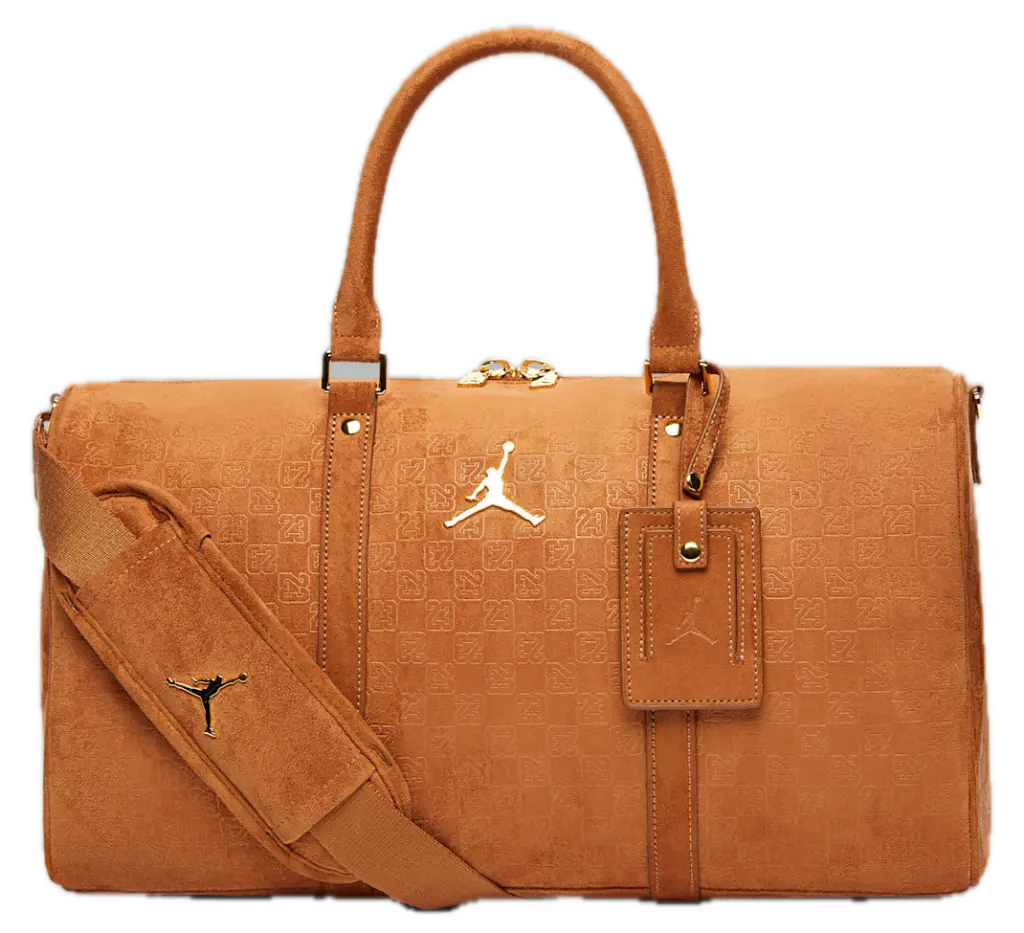 Túi Nike Jordan Suede Monogram Duffel 'Brown' IQ5742-299
