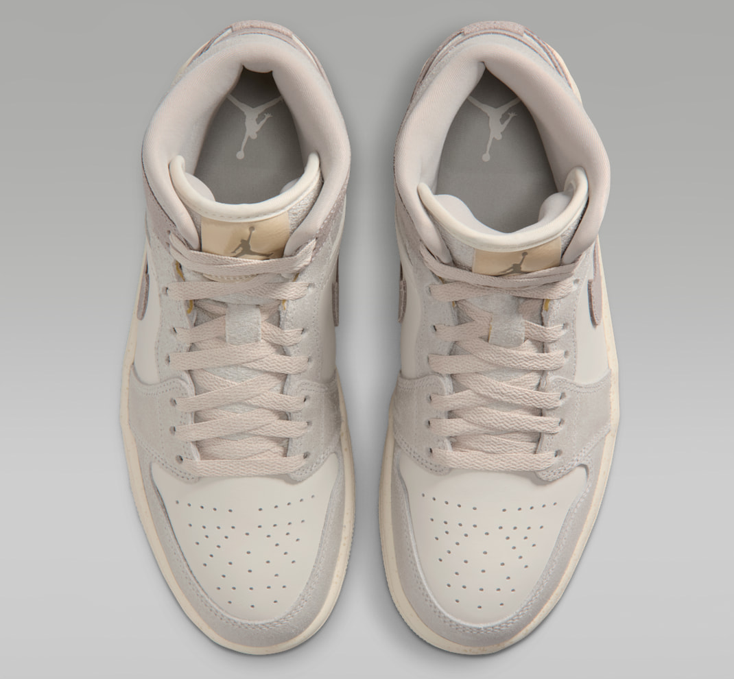 Alternative view of Giày Nike Air Jordan 1 Mid SE 'Light Iron Ore' IB7010-001