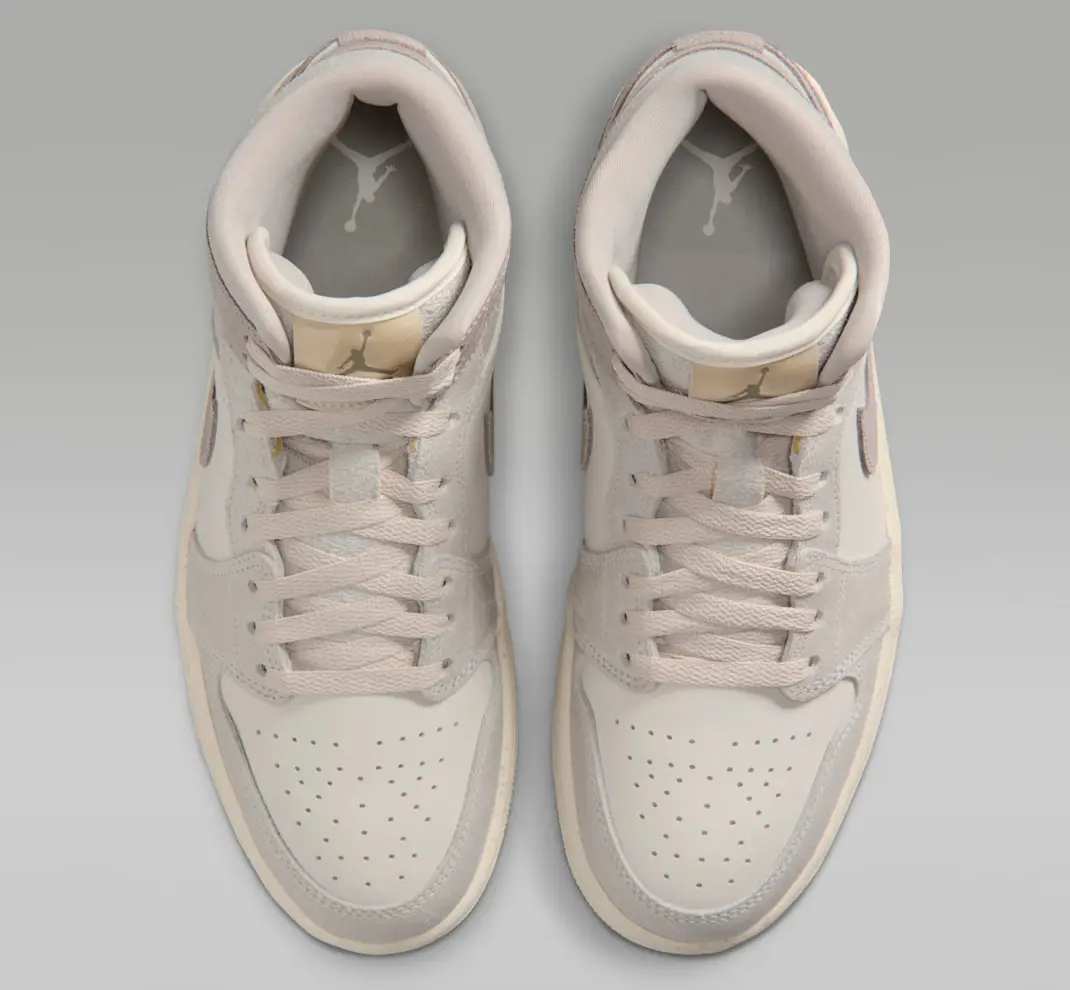 Alternative view of Giày Nike Air Jordan 1 Mid SE 'Light Iron Ore' IB7010-001
