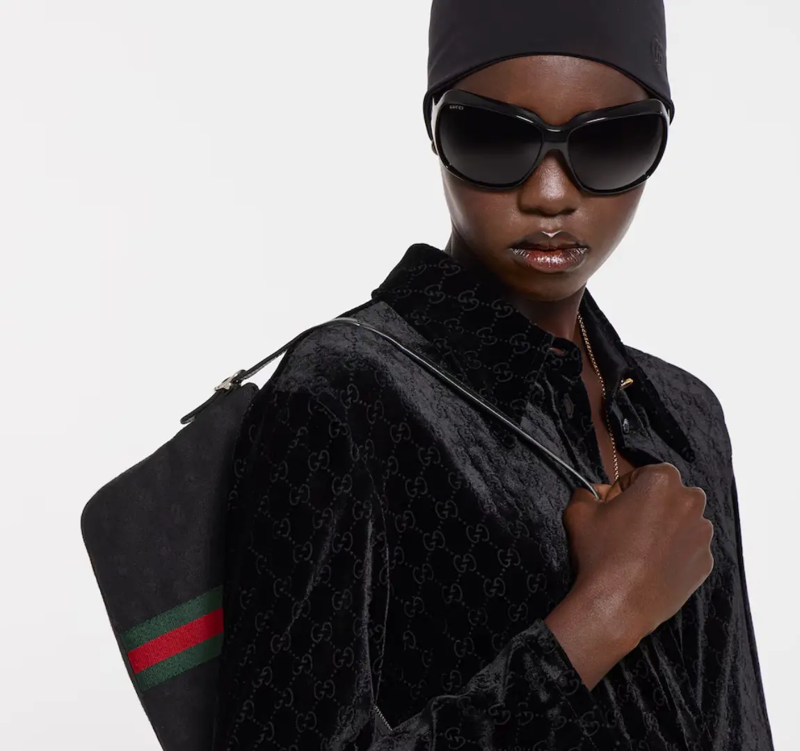 Alternative view of Túi Gucci Lunetta ‘Black’ 863406-FAFWA-1053