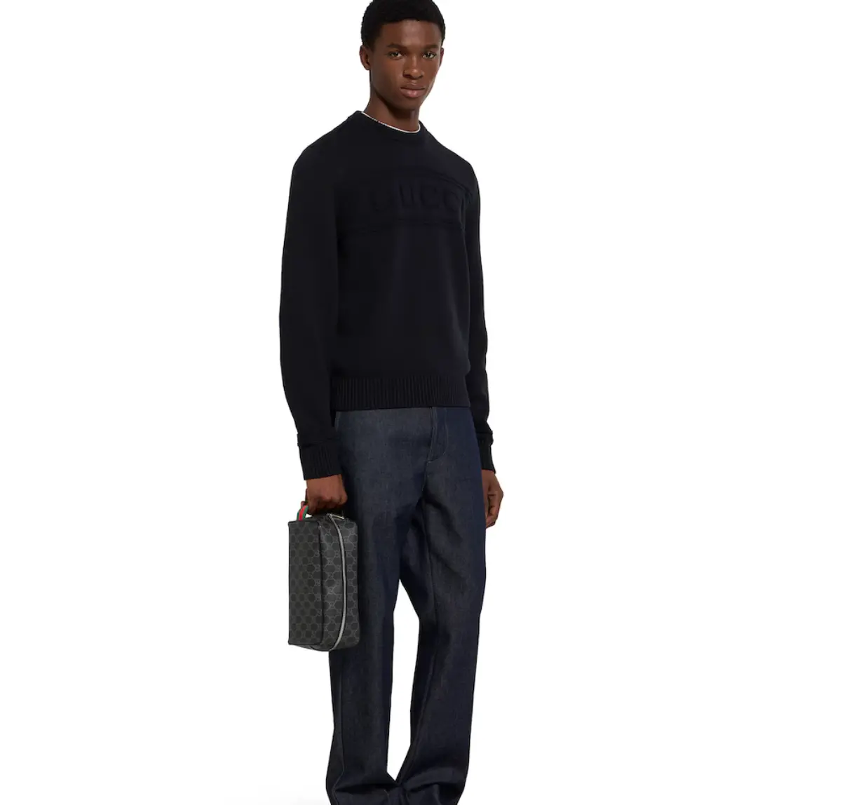 Alternative view of Túi Gucci Porter Small Toiletry Case ‘Black’ 855753-FAFSI-1053