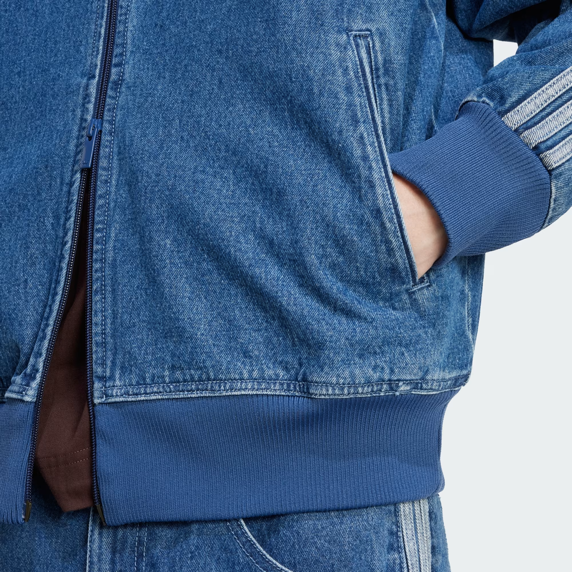 Áo Adidas Track Top Denim Firebird ‘Blue’ JC6233 - Ảnh 6