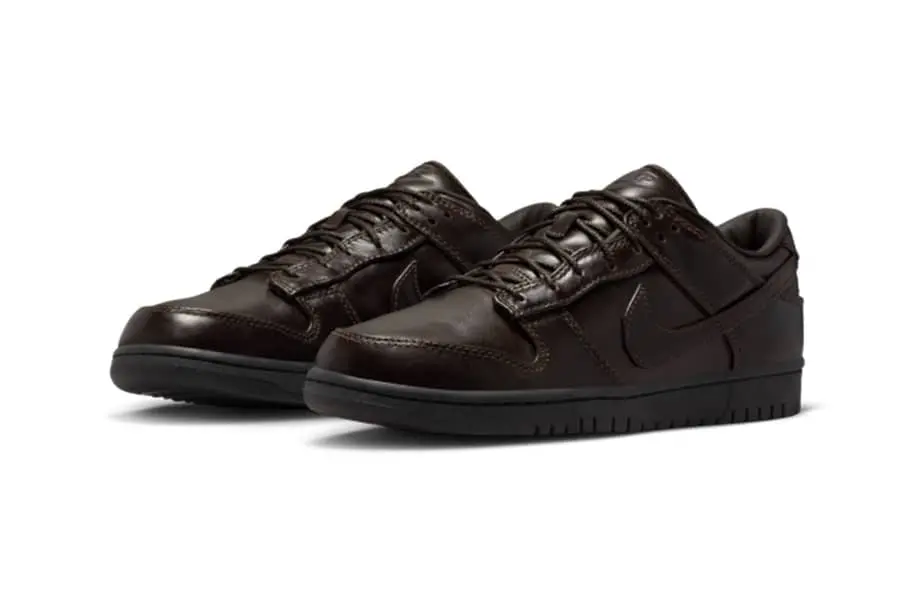 Alternative view of Giày Nike Dunk Low Retro Premium 'Classic Brown' IQ3342-200