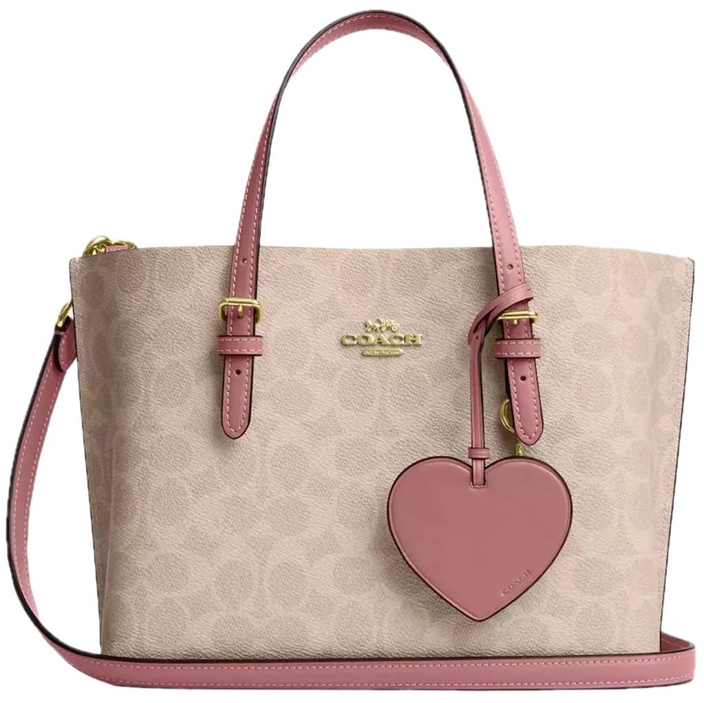 Túi Coach Mollie Tote Bag 25 ‘Sand Peony’ CDF03-IMY6J