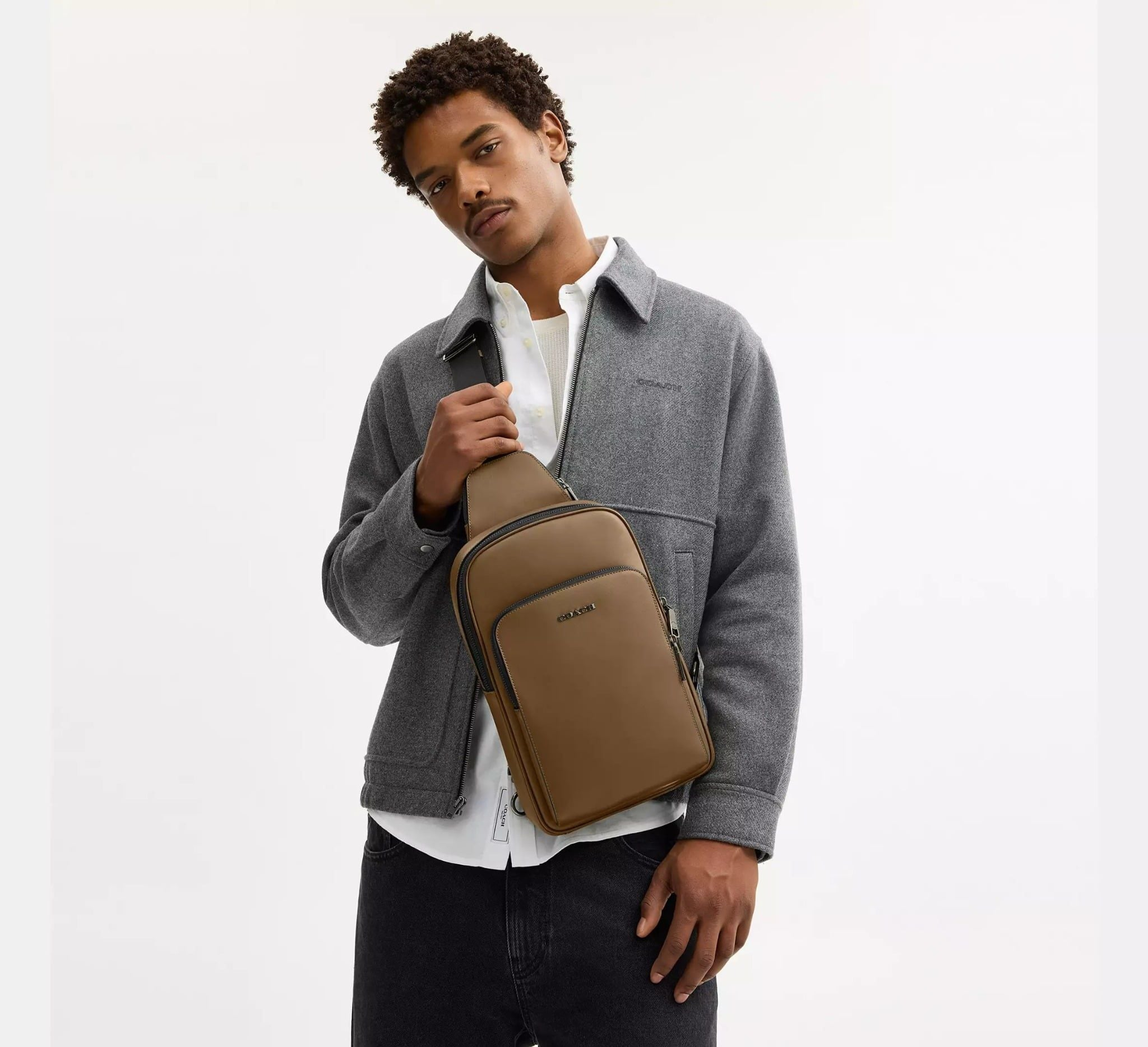 Alternative view of Túi Coach Ethan Pack ‘Gunmetal’ CDB65-QBGRN