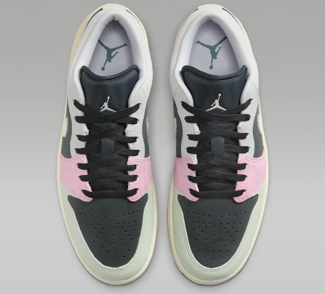 Alternative view of Giày Nike Air Jordan 1 Low SE 'Grey Pink' IB7109-004