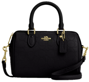 Túi Coach Mini Rowan Crossbody Bag ‘Black’ CCF28-IMBLK