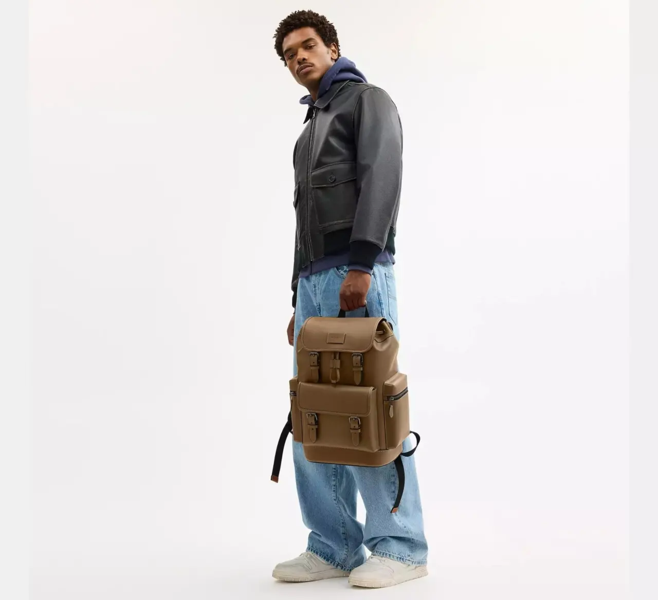 Alternative view of Balo Coach Sprint Backpack ‘Gunmetal’ CDB61-QBGRN