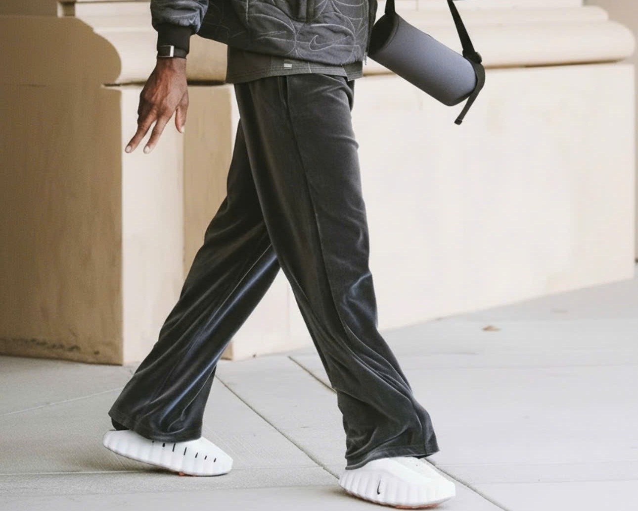 Alternative view of Dép Nike Mind 001 Slide 'Light Smoke Grey' HQ4307-003